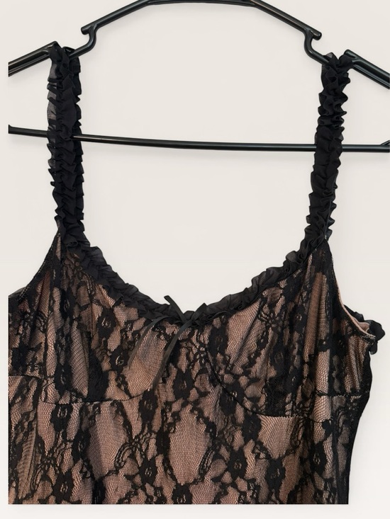 Commense Lace Patchwork Cami Midi Dress - Picture 8 of 12